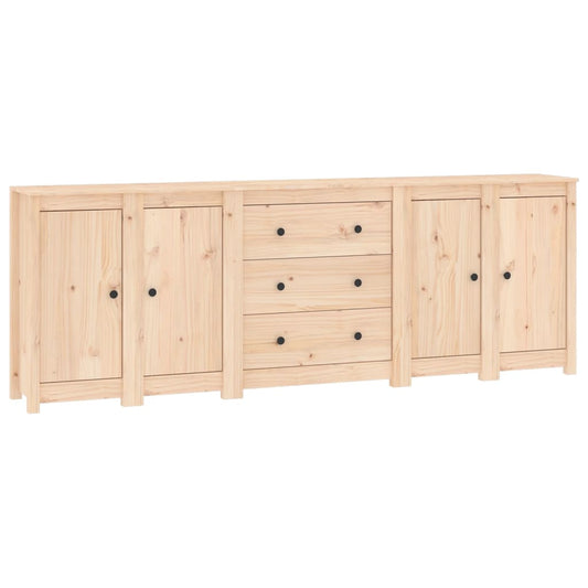 Sideboard 230x35x80 cm Massivholz Kiefer