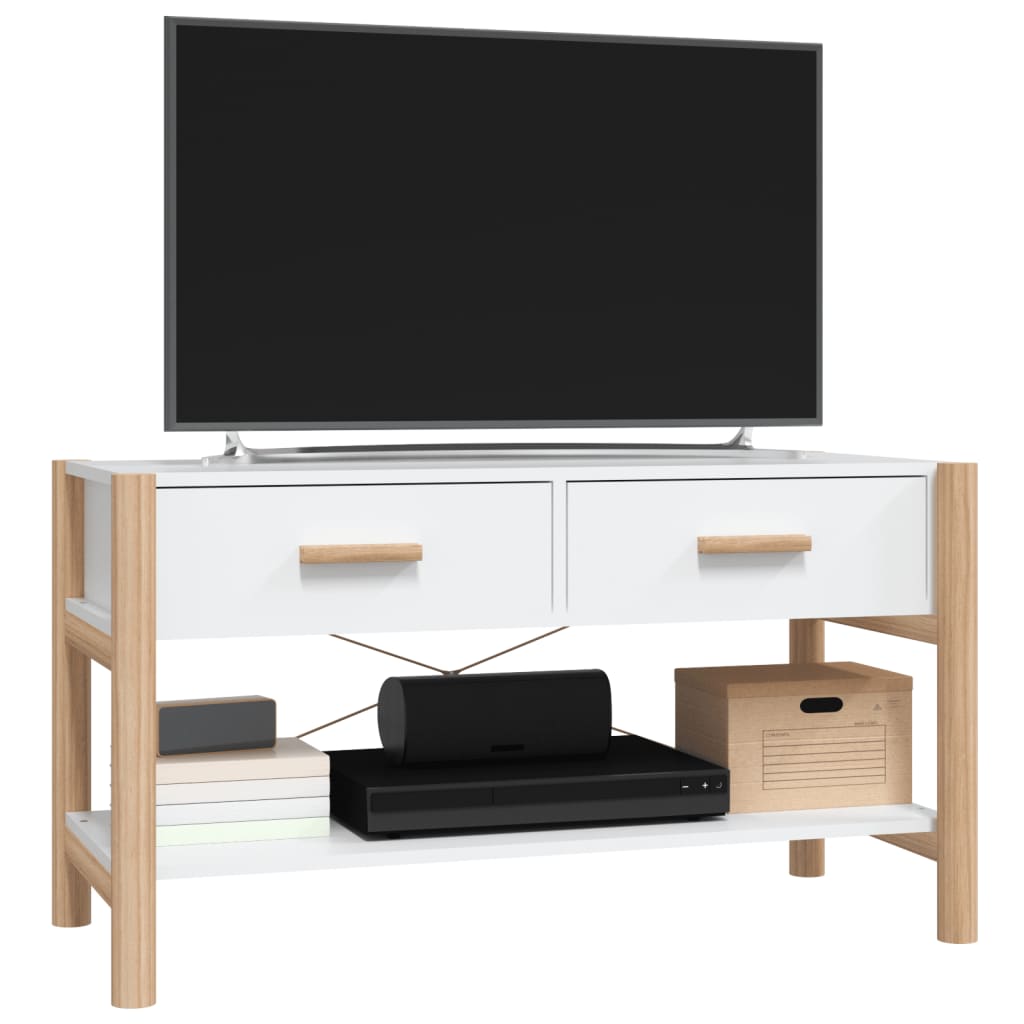 TV-Schrank Weiß 82x38x45 cm Holzwerkstoff