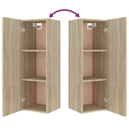 4-tlg. TV-Schrank-Set Sonoma-Eiche Holzwerkstoff