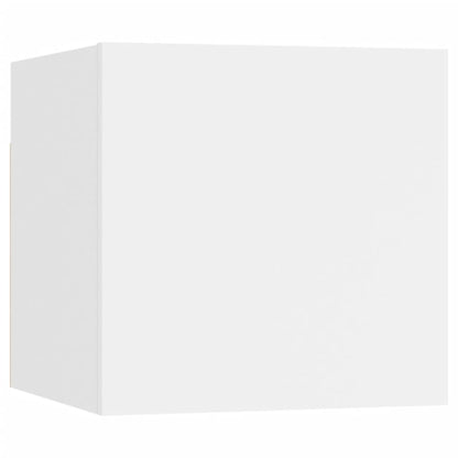 8-tlg. TV-Schrank-Set Weiß Holzwerkstoff