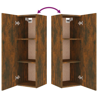 5-tlg. TV-Schrank-Set Räuchereiche Holzwerkstoff