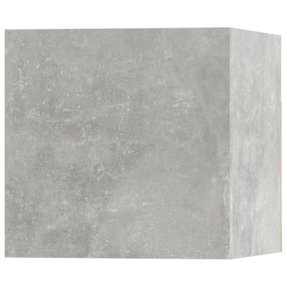 5-tlg. TV-Schrank-Set Betongrau Holzwerkstoff