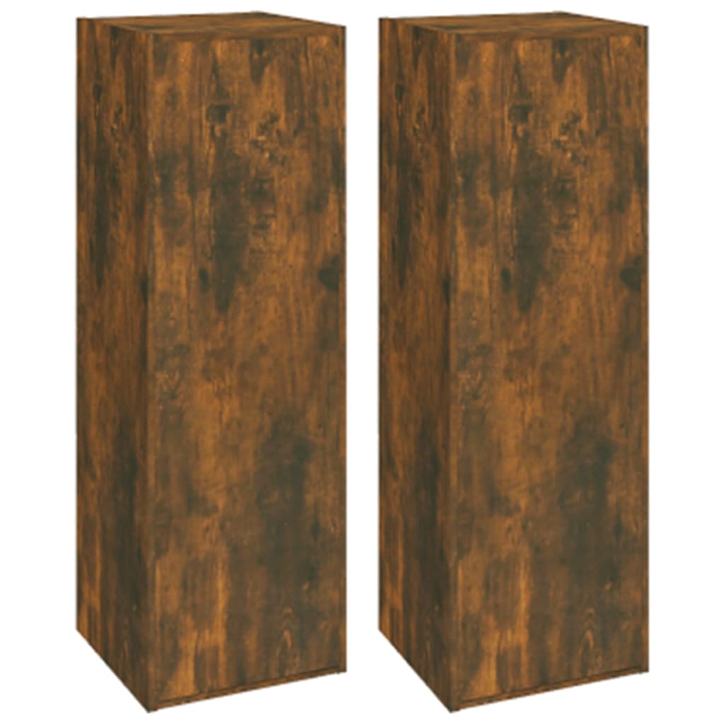 6-tlg. TV-Schrank-Set Räuchereiche Holzwerkstoff