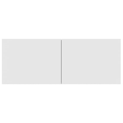 4-tlg. TV-Schrank-Set Weiß Holzwerkstoff