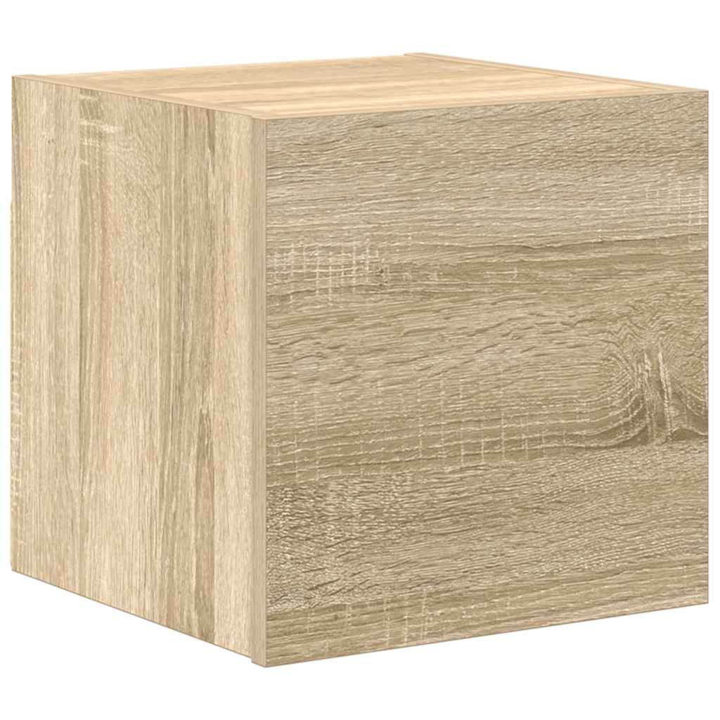 7-tlg. TV-Schrank-Set Sonoma-Eiche Holzwerkstoff