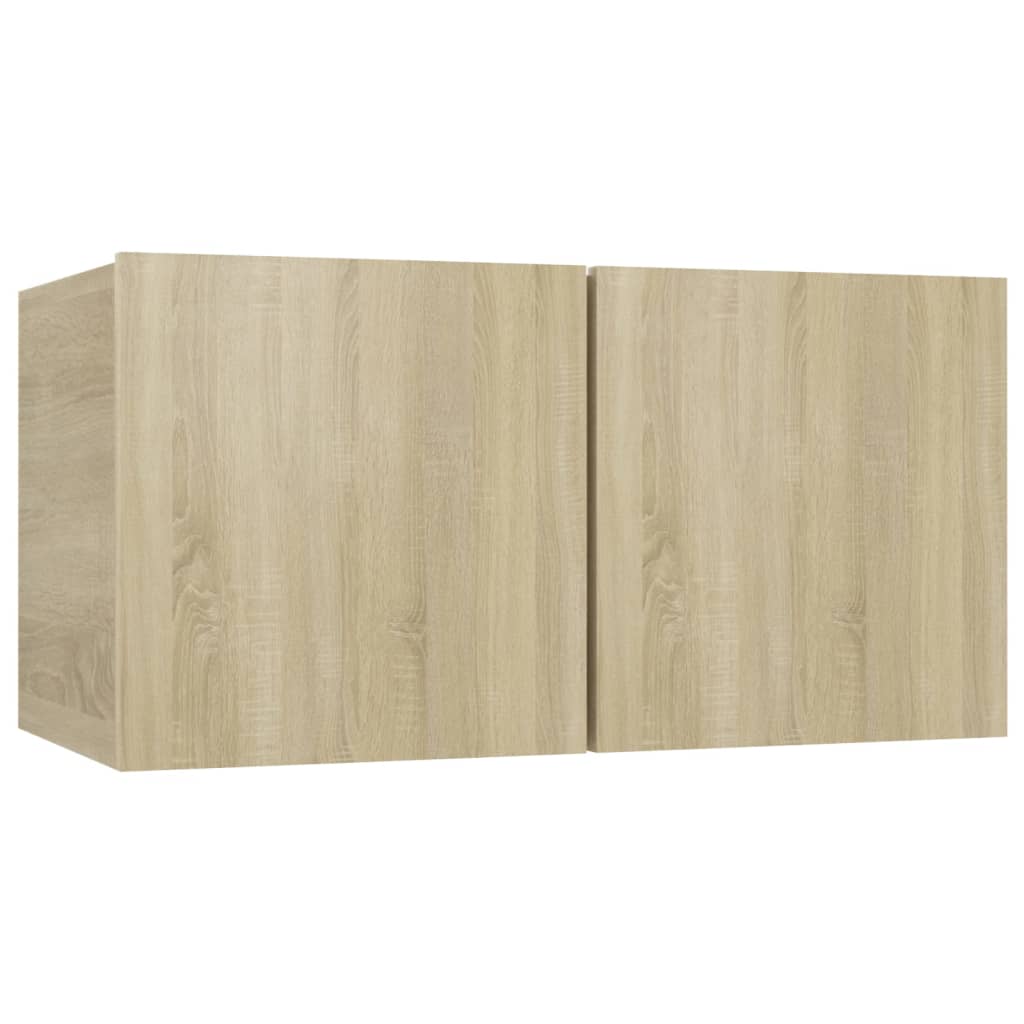 TV-Wandschrank Sonoma-Eiche Holzwerkstoff