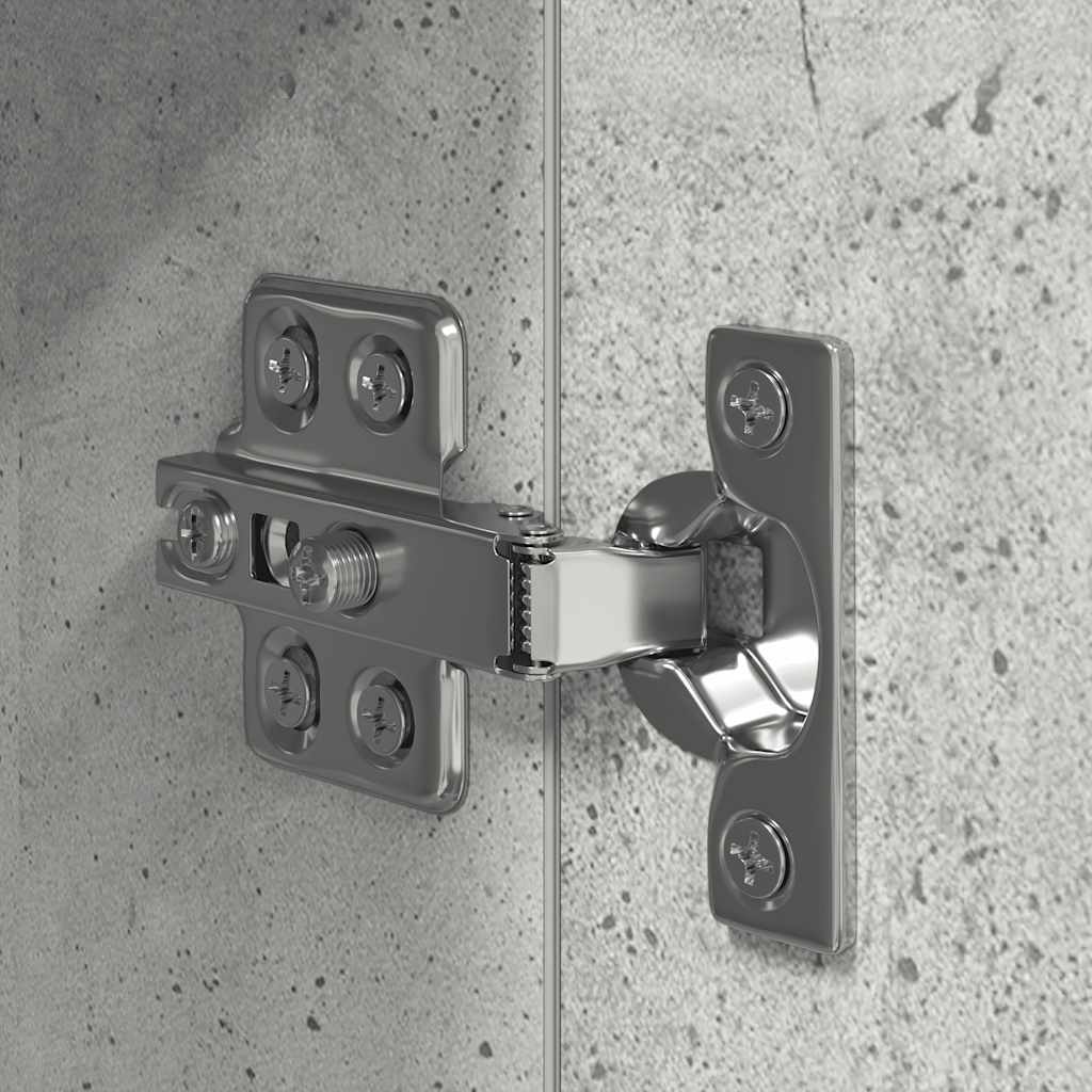 4-tlg. TV-Schrank-Set Betongrau Holzwerkstoff