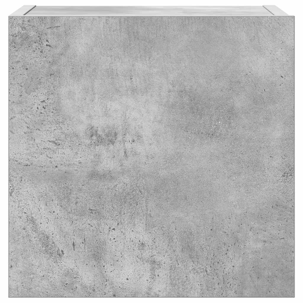 4-tlg. TV-Schrank-Set Betongrau Holzwerkstoff