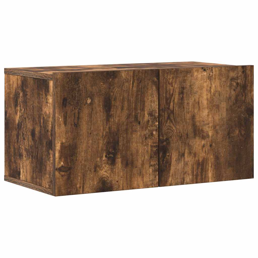 4-tlg. TV-Schrank-Set Räuchereiche Holzwerkstoff