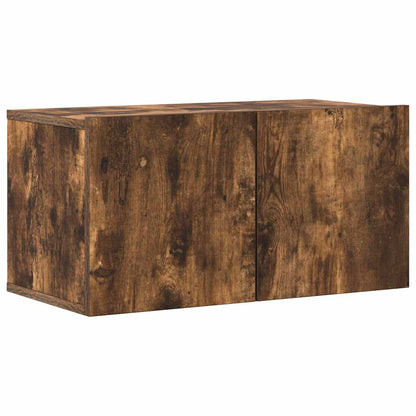 4-tlg. TV-Schrank-Set Räuchereiche Holzwerkstoff