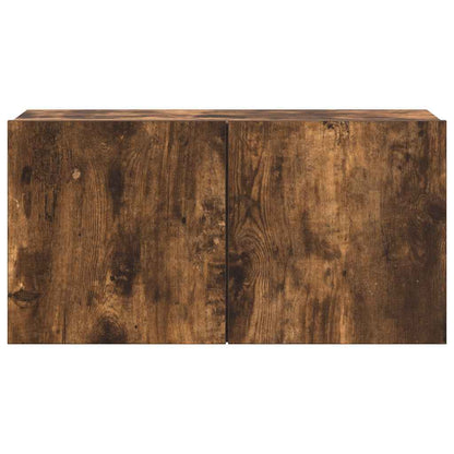 4-tlg. TV-Schrank-Set Räuchereiche Holzwerkstoff