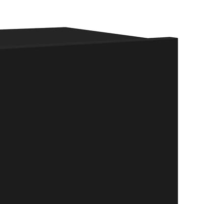 4-tlg. TV-Schrank-Set Schwarz Holzwerkstoff