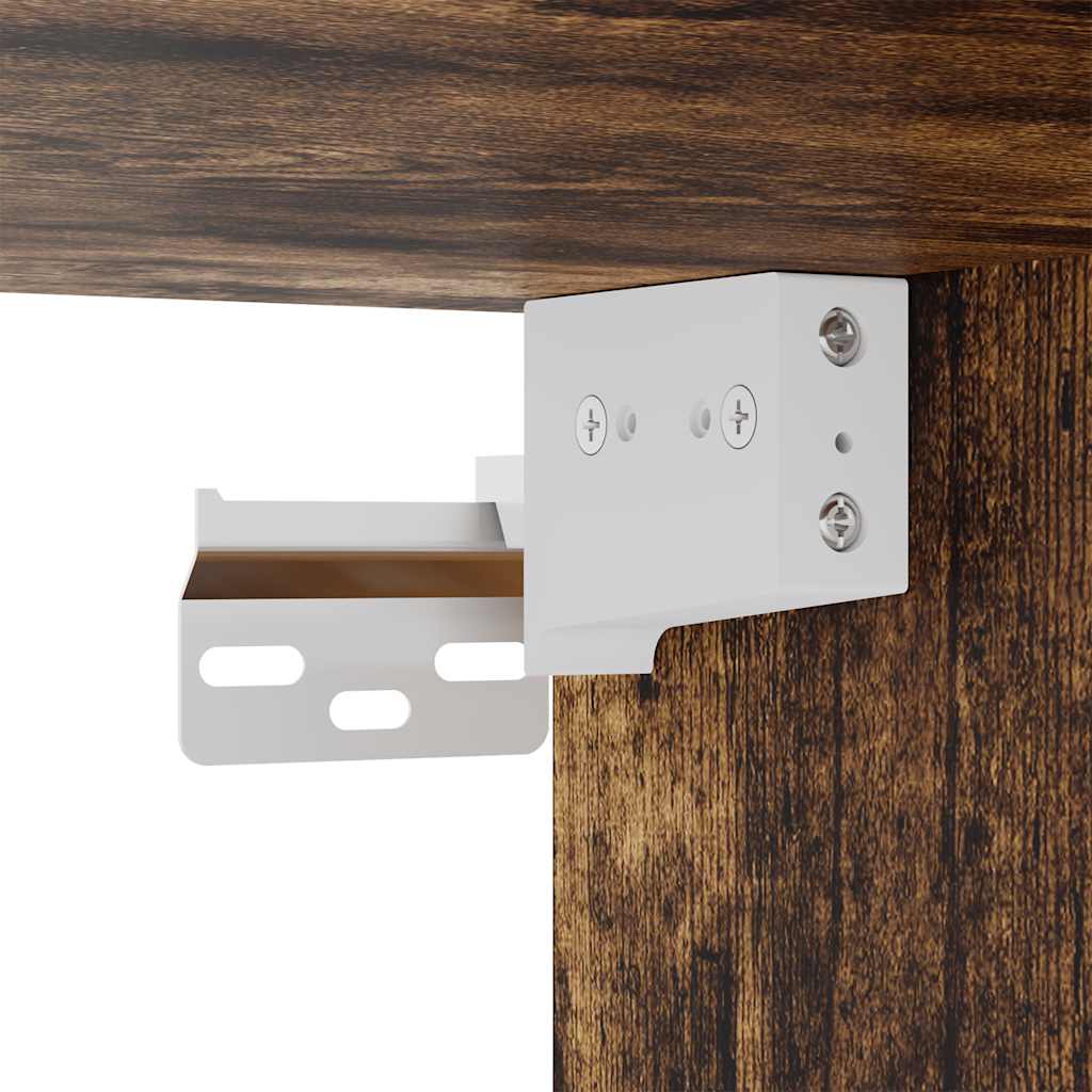 4-tlg. TV-Schrank-Set Räuchereiche Holzwerkstoff