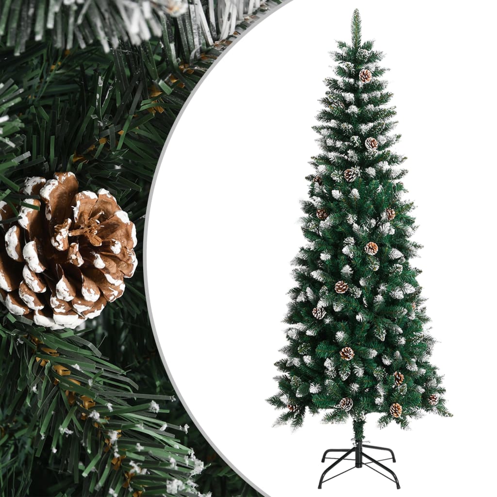 Künstlicher Weihnachtsbaum mit Ständer Grün 210 cm PVC