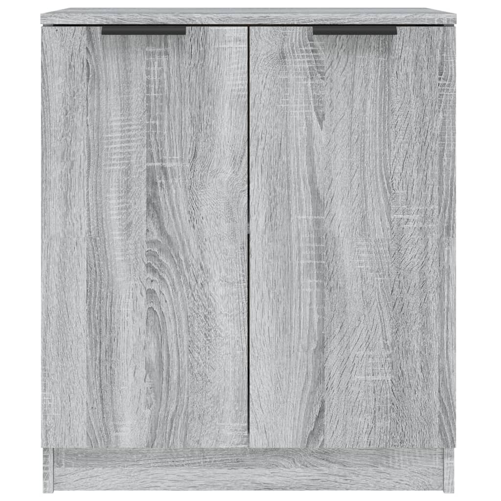 Sideboards 2 Stk. Grau Sonoma 60x30x70 cm Holzwerkstoff