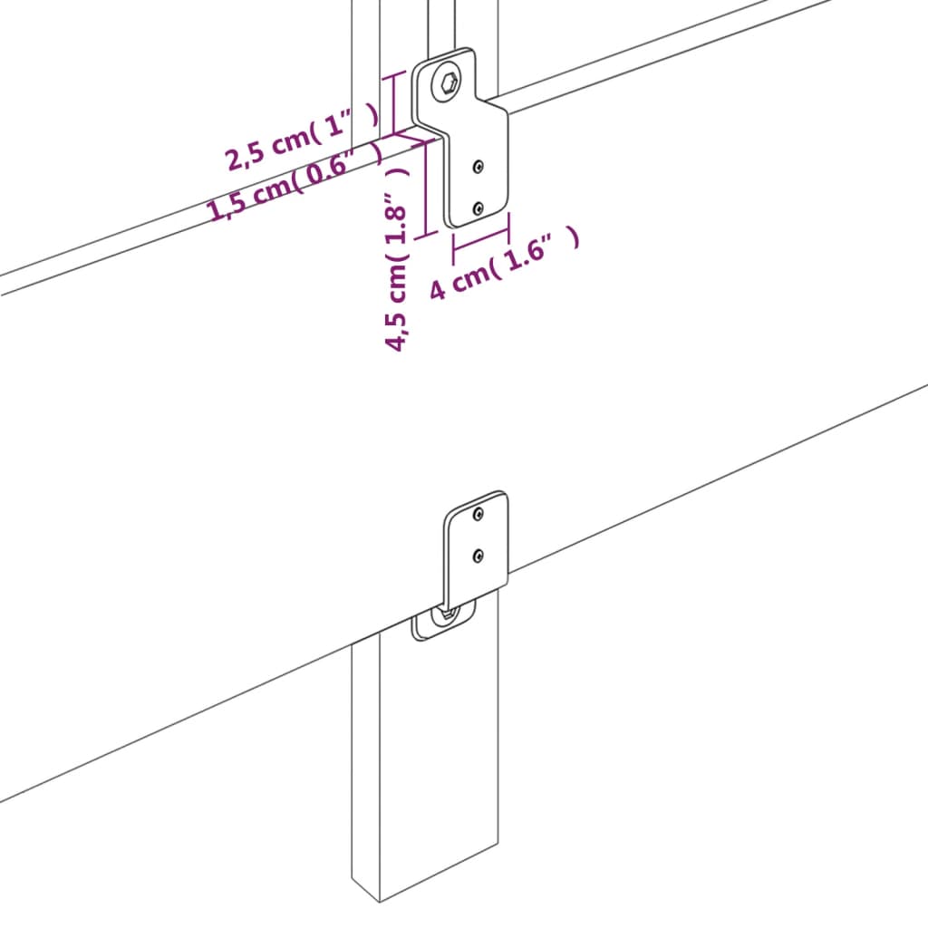 Kopfteile 2 Stk. Cappuccino-Braun 100x5x78/88 cm Kunstleder