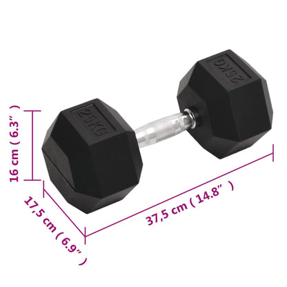 Kurzhantel 25 kg Gusseisen