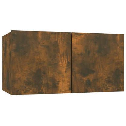 10-tlg. TV-Schrank-Set Räuchereiche Holzwerkstoff