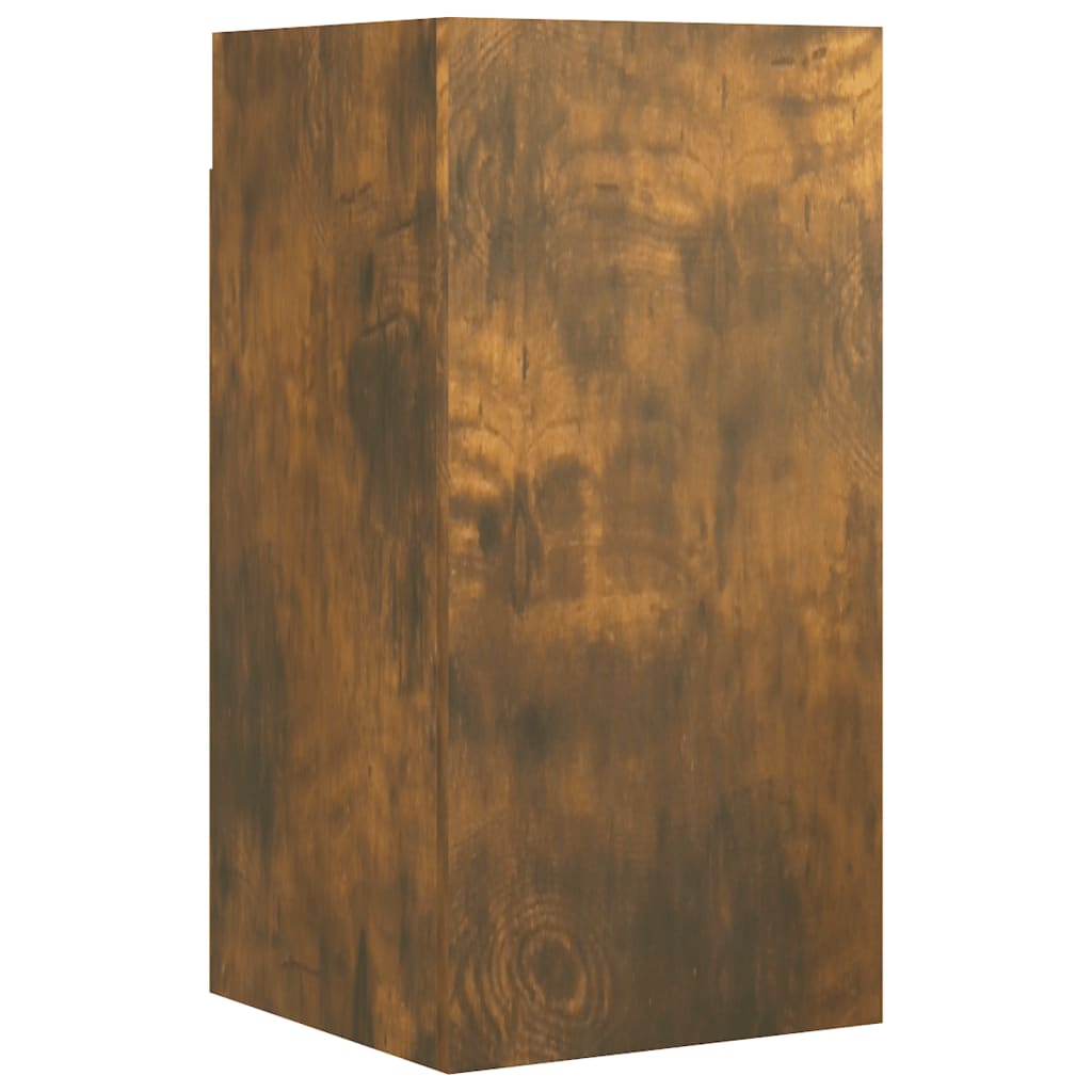 7-tlg. TV-Schrank-Set Räuchereiche Holzwerkstoff