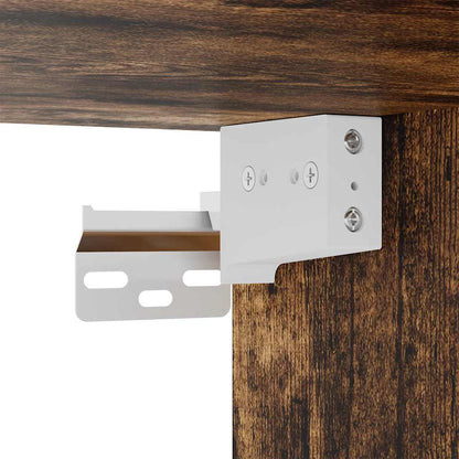 4-tlg. TV-Schrank-Set Räuchereiche Holzwerkstoff