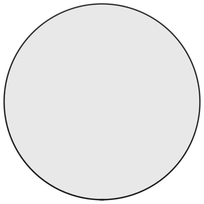 Wandspiegel Schwarz Ø 60 cm Rund