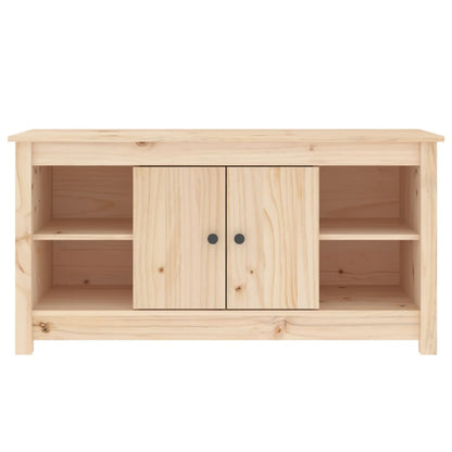 TV-Schrank 103x36,5x52 cm Massivholz Kiefer