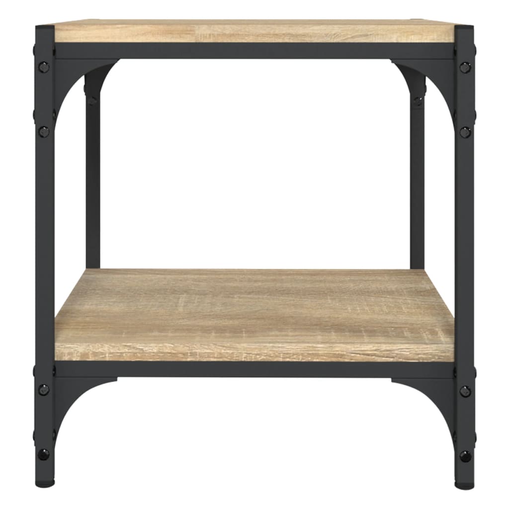 TV-Schrank Sonoma-Eiche 40x33x41 cm Holzwerkstoff und Stahl