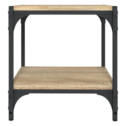 TV-Schrank Sonoma-Eiche 40x33x41 cm Holzwerkstoff und Stahl