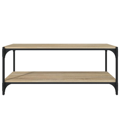 TV-Schrank Sonoma-Eiche 100x33x41 cm Holzwerkstoff und Stahl