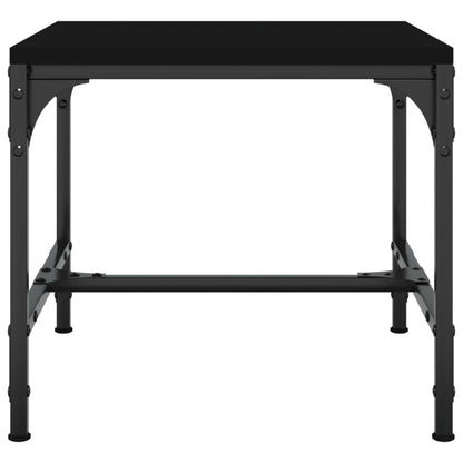 Couchtisch Schwarz 50x50x35 cm Holzwerkstoff