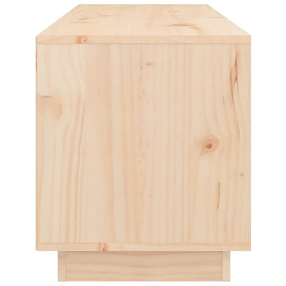 TV-Schrank 105x34x40 cm Massivholz Kiefer