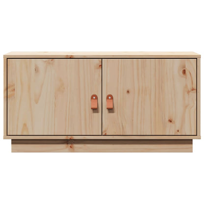 TV-Schrank 80x34x40 cm Massivholz Kiefer