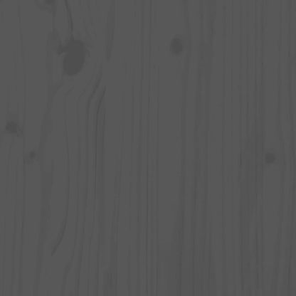 TV-Schrank Grau 80x34x40 cm Massivholz Kiefer