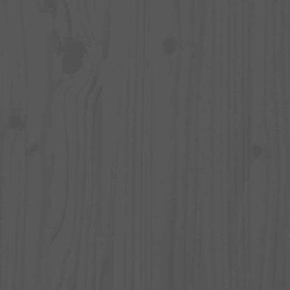 Konsolentisch Grau 110x40x80 cm Massivholz Kiefer