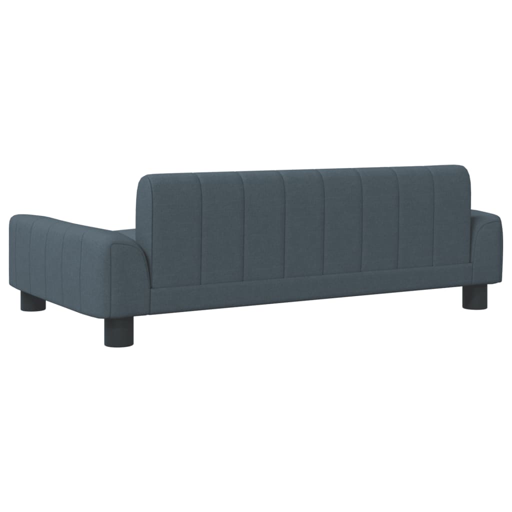 Hundebett Dunkelgrau 90x53x30 cm Stoff