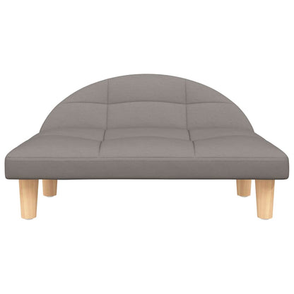 Hundebett Taupe 70x52x30 cm Stoff