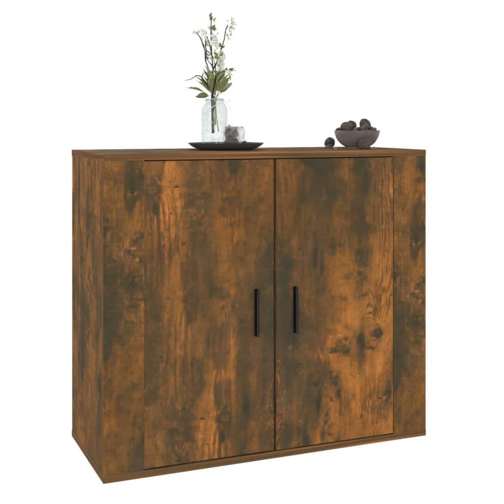 Sideboard Räuchereiche 80x33x70 cm Holzwerkstoff