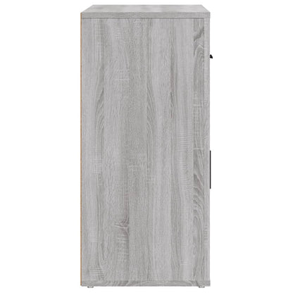 Sideboard Grau Sonoma 80x33x70 cm Holzwerkstoff
