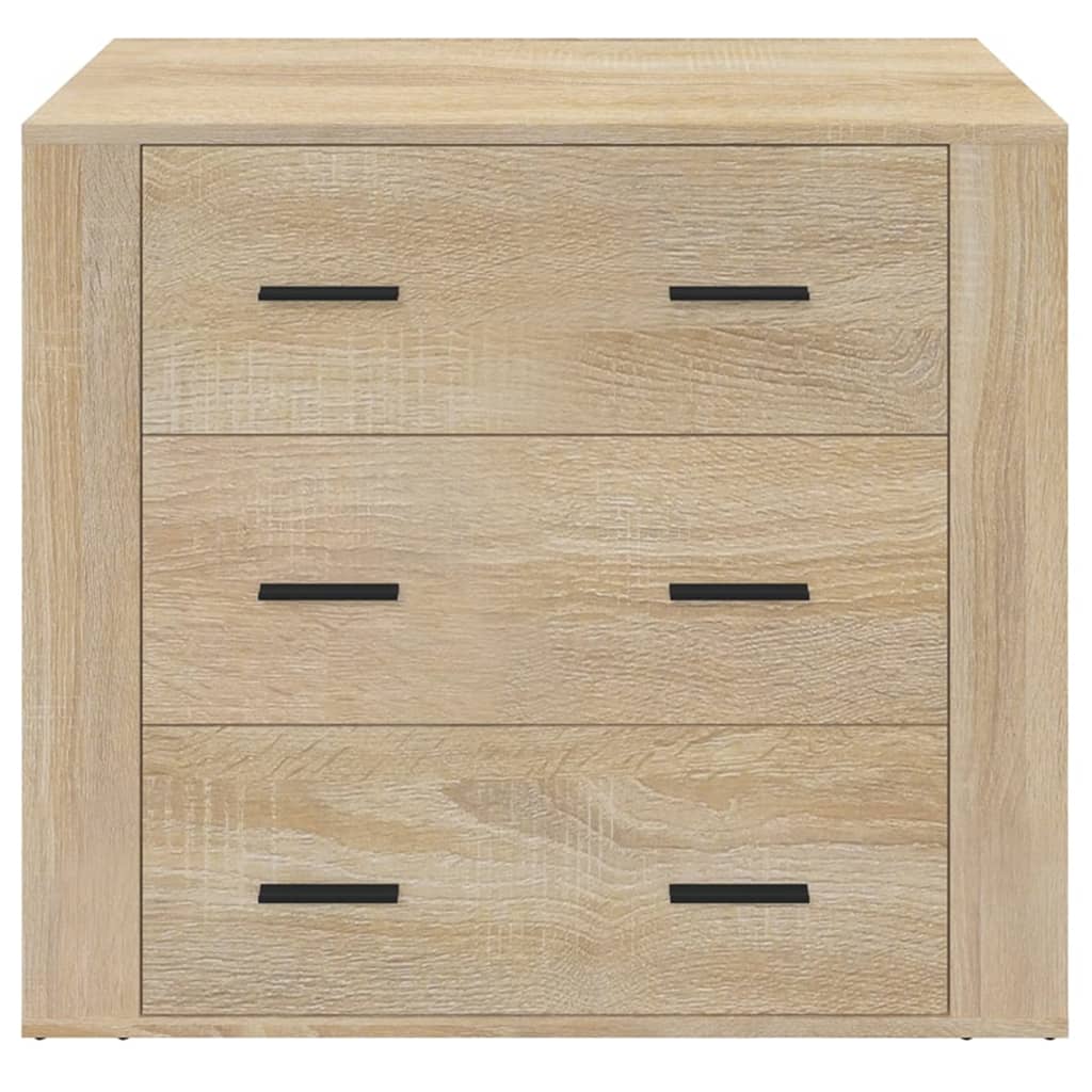 Sideboard Sonoma-Eiche 80x33x70 cm Holzwerkstoff