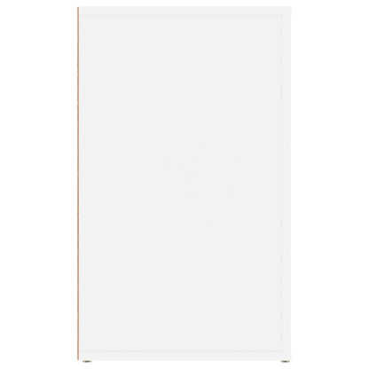 Nachttisch Weiß 50x36x60 cm Holzwerkstoff