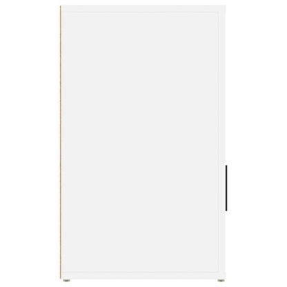 Nachttisch Weiß 50x36x60 cm Holzwerkstoff