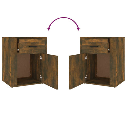 Nachttisch Räuchereiche 50x36x60 cm Holzwerkstoff