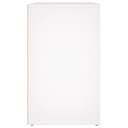 Nachttisch Weiß 50x36x60 cm Holzwerkstoff