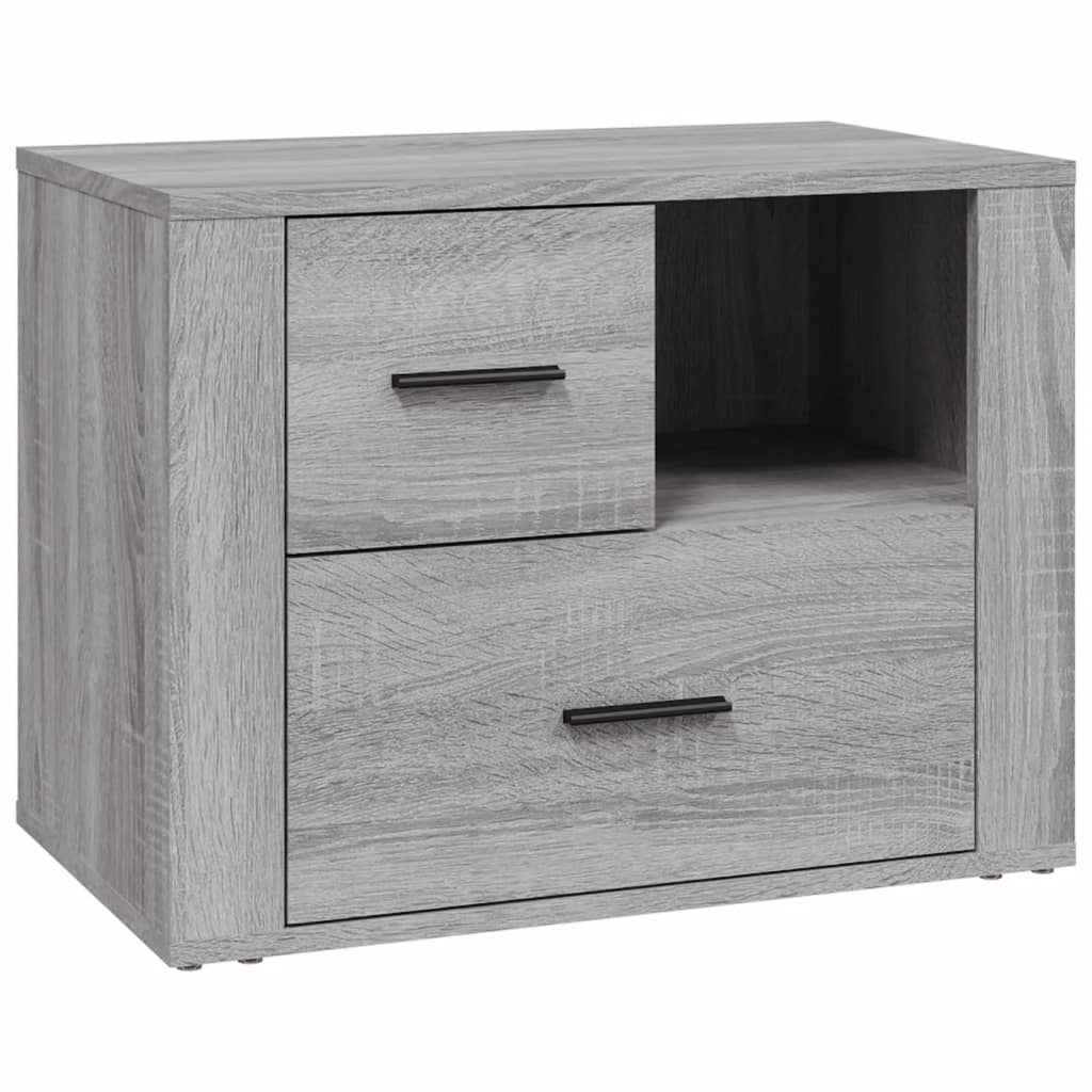 Nachttisch Grau Sonoma 60x36x45 cm Holzwerkstoff
