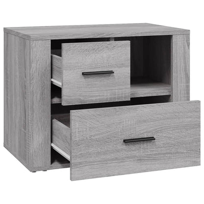 Nachttisch Grau Sonoma 60x36x45 cm Holzwerkstoff