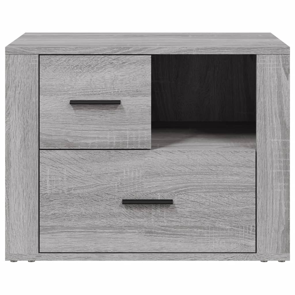 Nachttisch Grau Sonoma 60x36x45 cm Holzwerkstoff