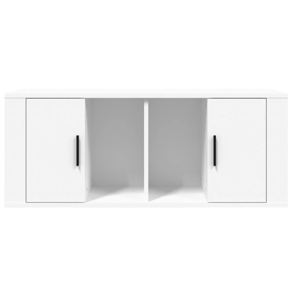 TV-Schrank Weiß 100x35x40 cm Holzwerkstoff