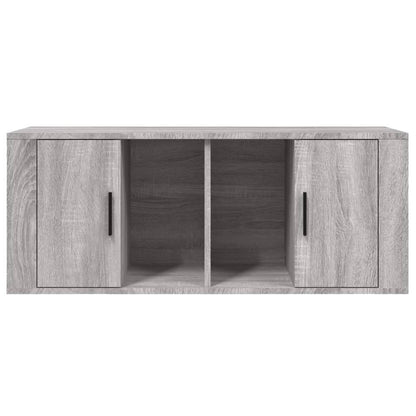 TV-Schrank Grau Sonoma 100x35x40 cm Holzwerkstoff