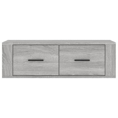 TV-Wandschrank Grau Sonoma 80x36x25 cm Holzwerkstoff