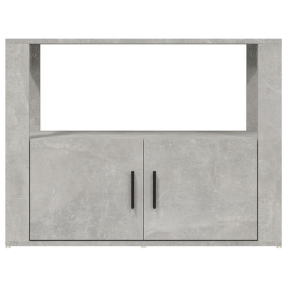 Sideboard Betongrau 80x30x60 cm Holzwerkstoff
